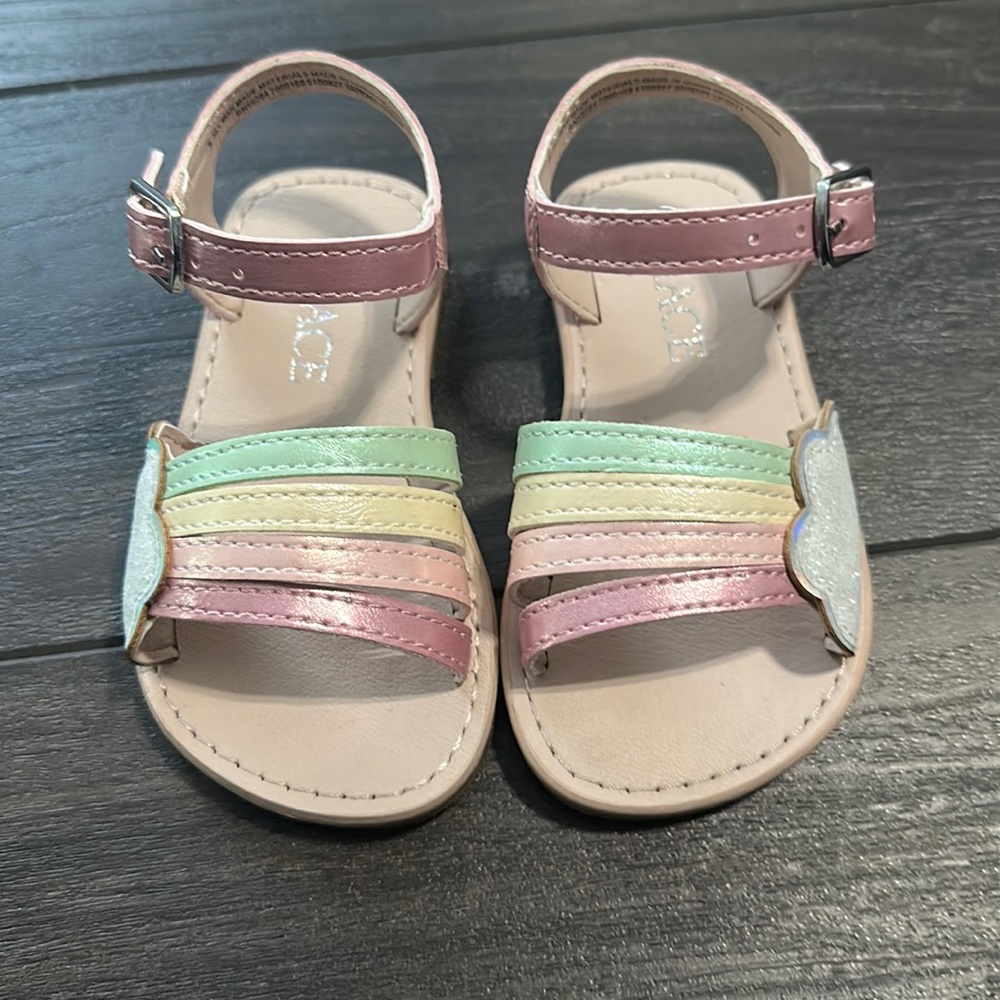 Children’s Place Rainbow Sandals - Size 5